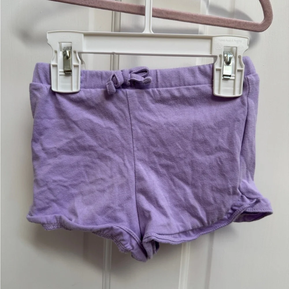 The Children's Place 18-24M Girls Lavender Ruffle Shorts